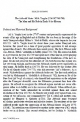 The Abbasid Vizier ‘Alī b. Yaqṭīn (124-182/741-798) The Man and His Role in Early Šī‘ite History