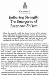 Gathering Strength: The Emergence of American Shi'ism