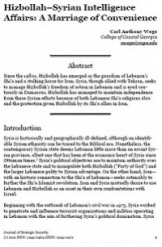 Hizbollah–Syrian Intelligence Affairs: A Marriage of Convenience