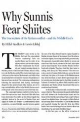 Why Sunnis Fear Shiites